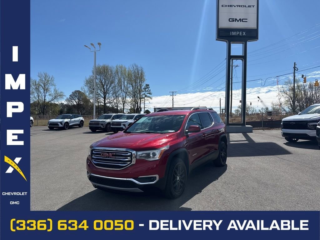 RED QUARTZ TINTCOAT 2019 GMC Acadia SLT-1 AWD SUV / Crossover Four-Wheel Drive