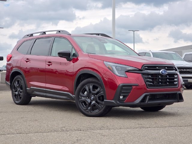 Used 2025 Crimson Red Pearl Subaru Onyx Edition Touring image 2
