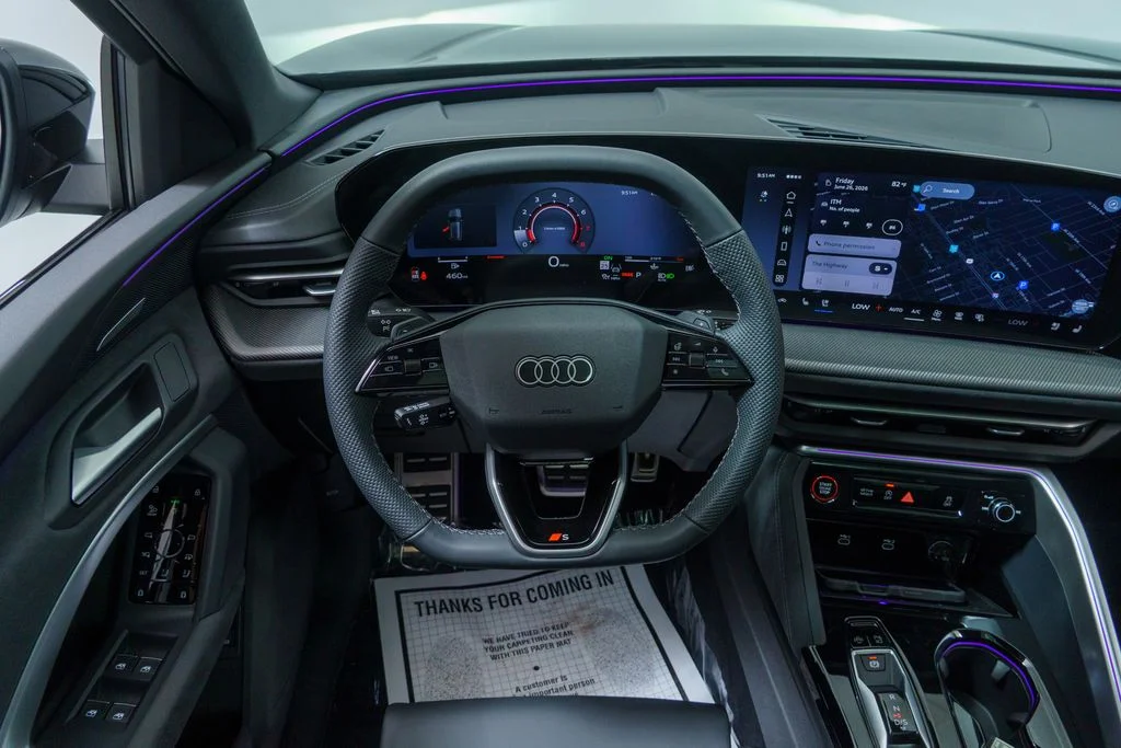 New 2026 Mythos Black Metallic Audi Premium Plus image 16