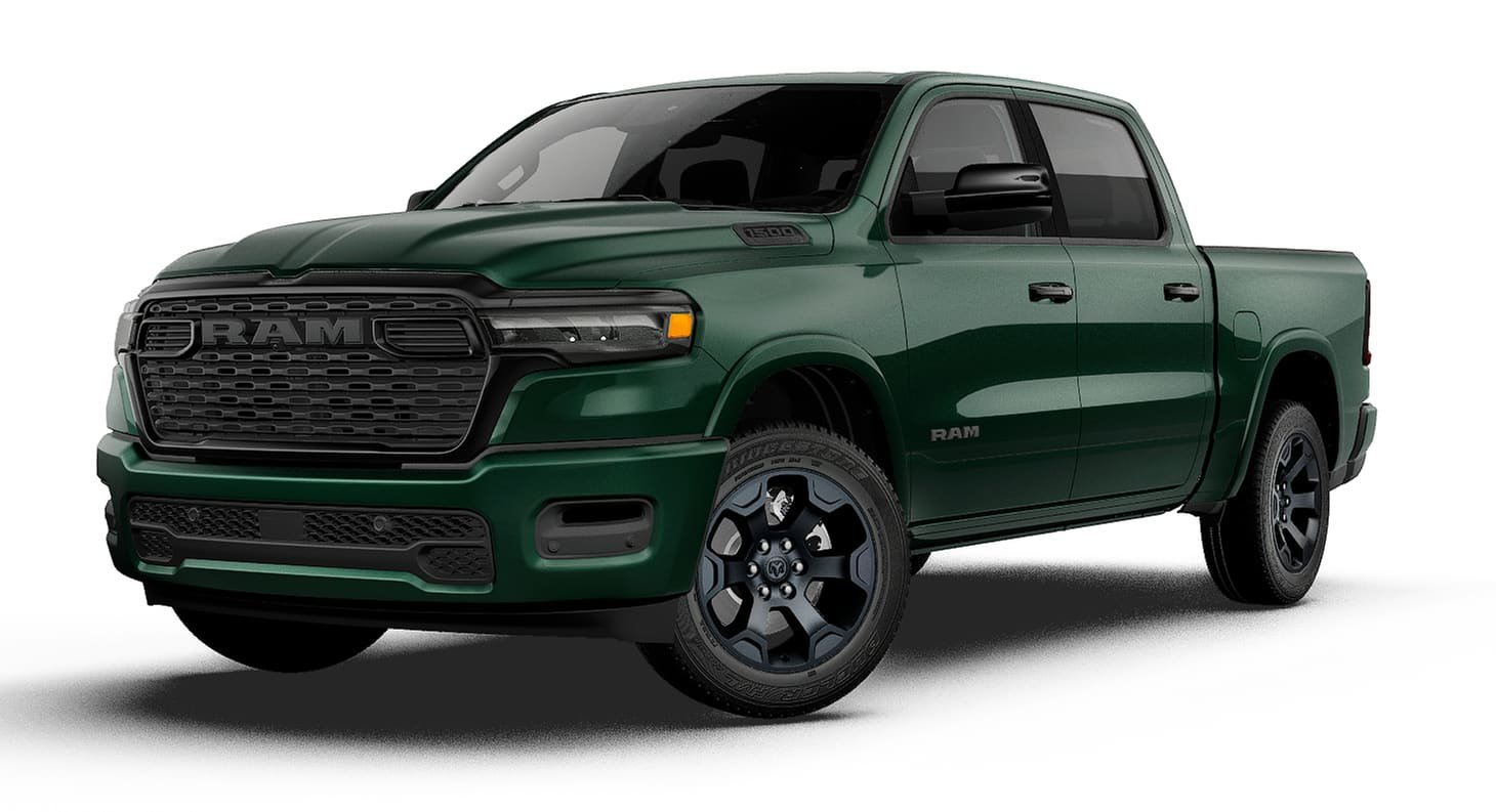 New 2027 Serrano-Green Metallic Exterior Paint RAM BIG HORN image 1