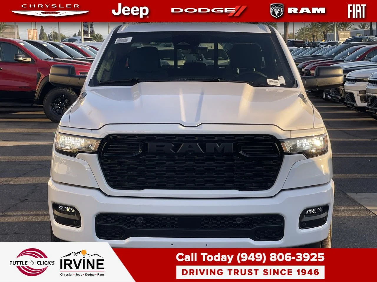 New 2027 Bright White Clear-Coat Exterior Paint RAM Express image 8