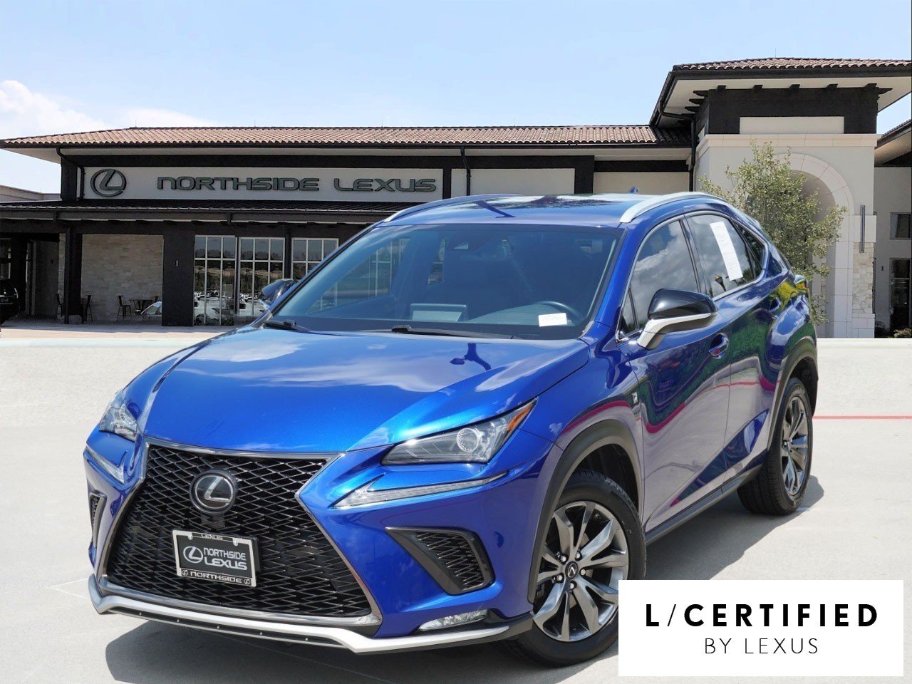 Certified Used 2021 HEAT BLUE CONTRAST LAYERI Lexus NX 300 F SPORT image 1
