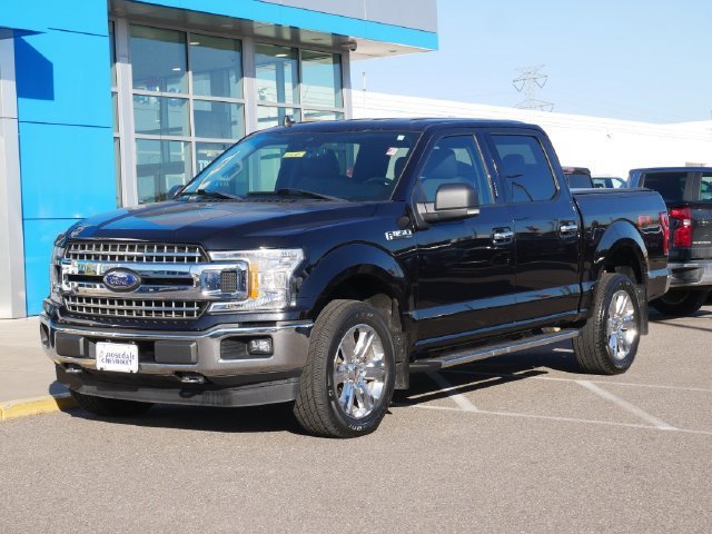 Used 2020 Ford F-150 XLT with VIN 1FTEW1E49LKE95605 for sale in Roseville, Minnesota