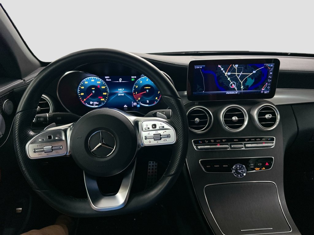 Certified Used 2023 MANUFAKTUR Diamond White Metallic Mercedes-Benz C 300 image 22