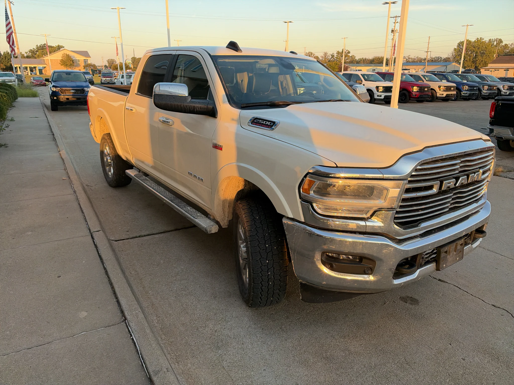 Used 2022 Pearl White Ram Laramie image 4