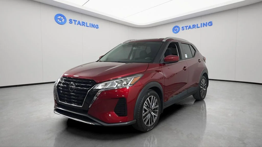 Used 2021 Red Nissan SV Xtronic CVT image 16