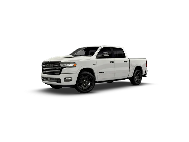 New 2026 Bright White Clear-Coat Exterior Paint RAM Laramie image 2