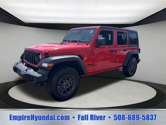 Used 2024 Red Clearcoat Jeep Sport S image 1