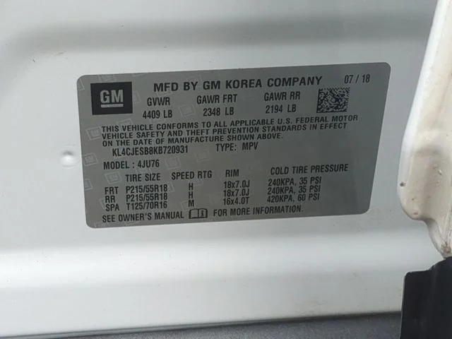 Used 2019 White Buick Preferred image 26