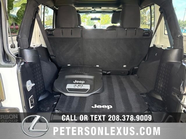 Used 2013 White Jeep Unlimited Sport image 16