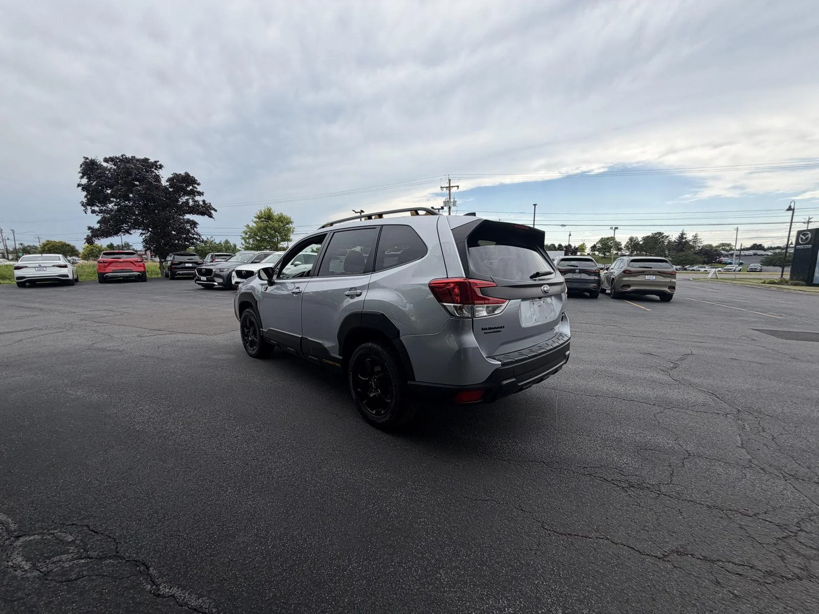 Used 2024 Magnetite Gray Metallic Subaru Wilderness image 4