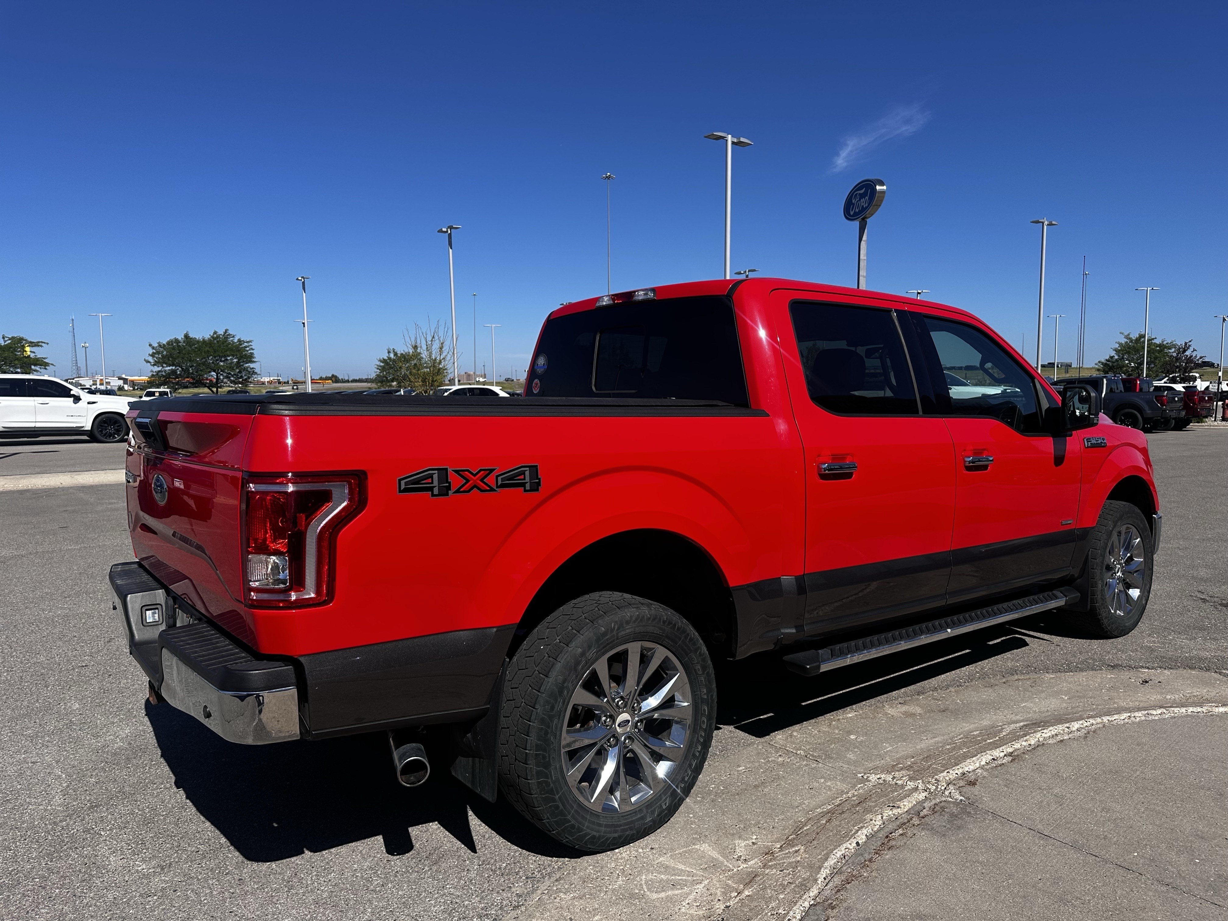 Used 2017 Race Red Ford XLT image 4