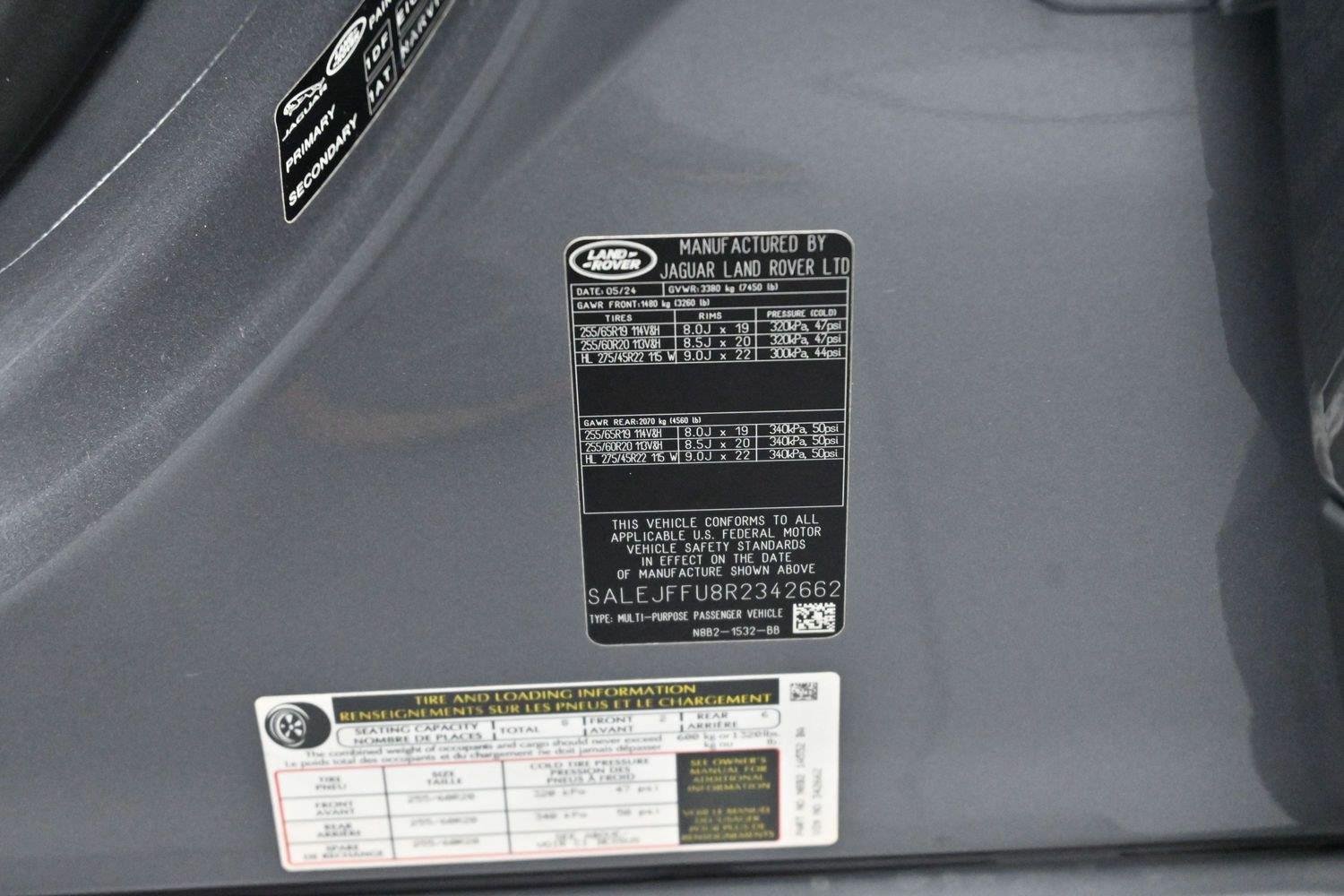 Used 2024 Eiger Grey Metallic Land Rover S image 46