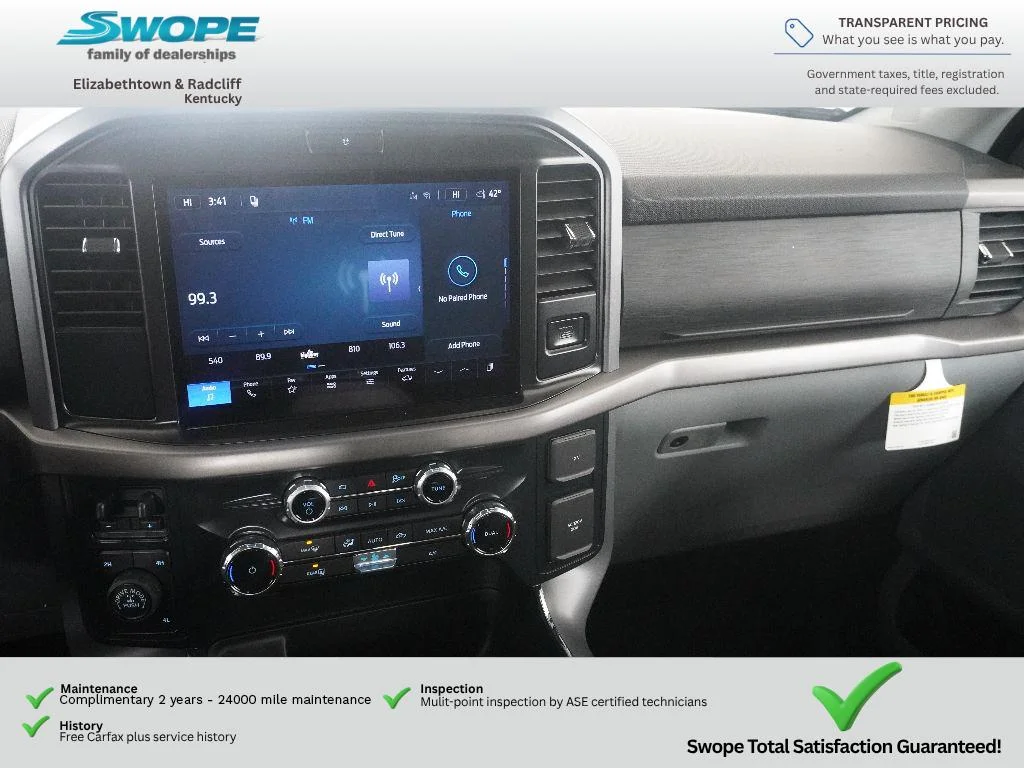 New 2026 Agate Black Metallic Ford XLT image 23