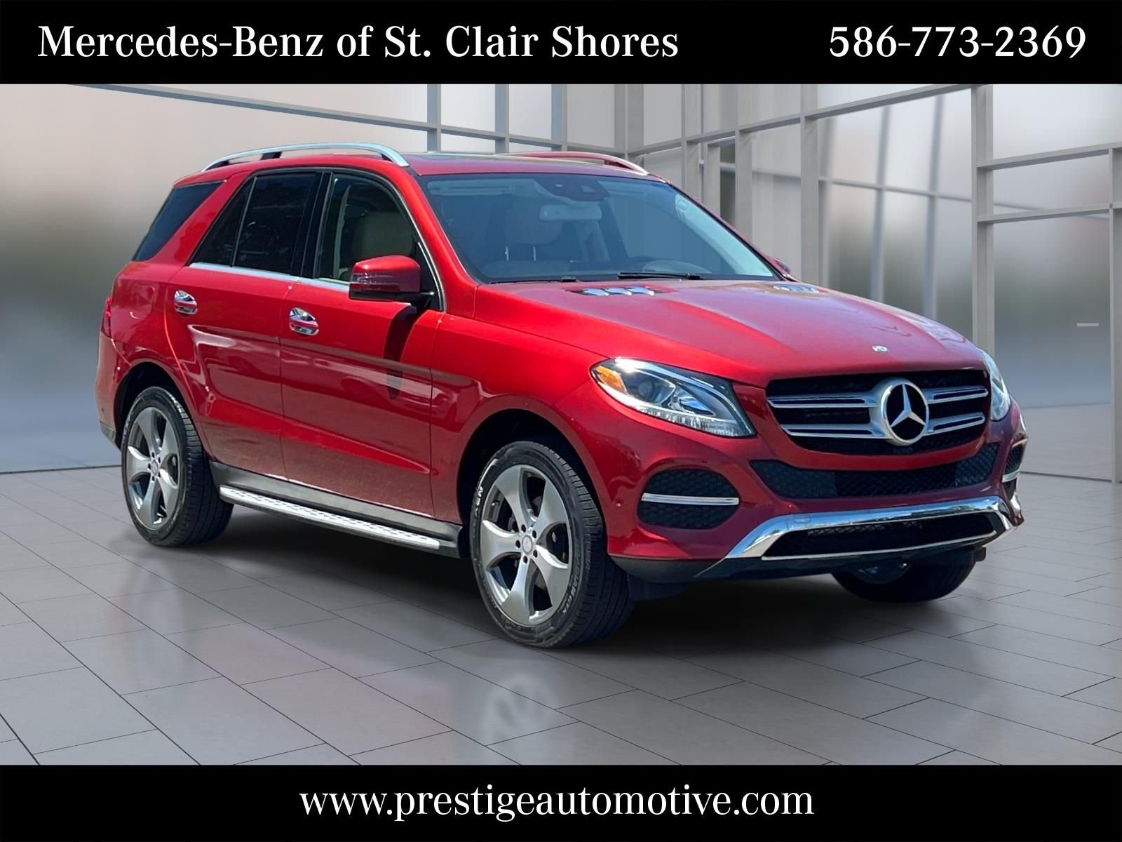 Used 2016 Red Mercedes-Benz GLE 350 image 8