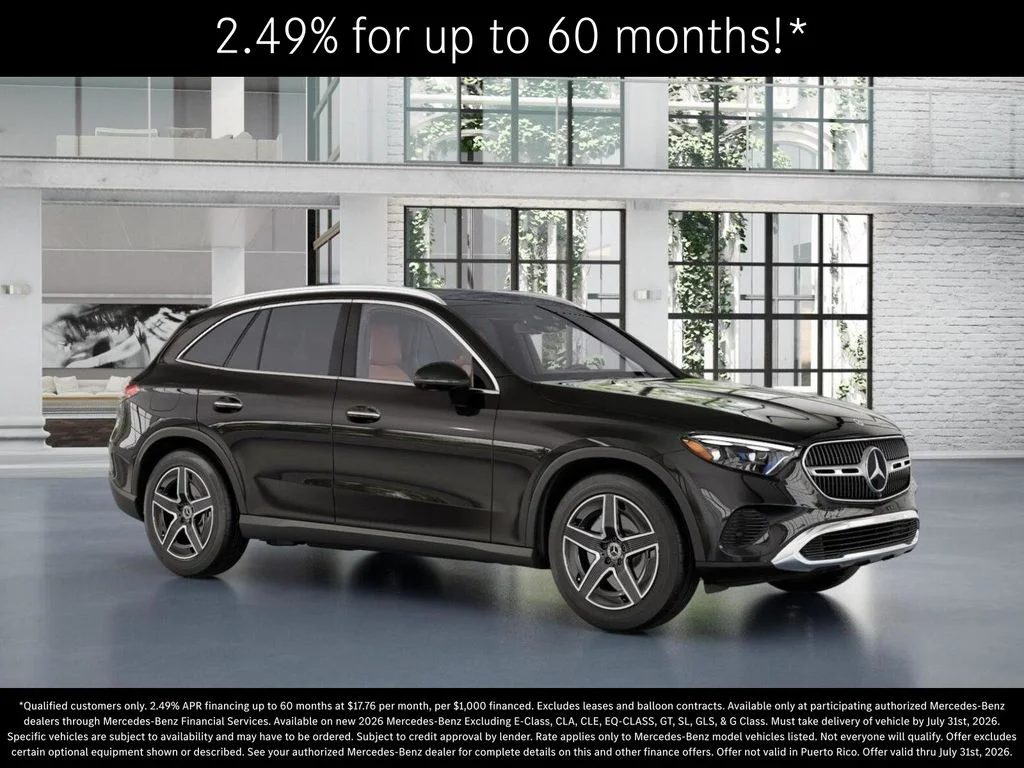 New 2026 Obsidian Black Metallic Mercedes-Benz GLC 300 image 12