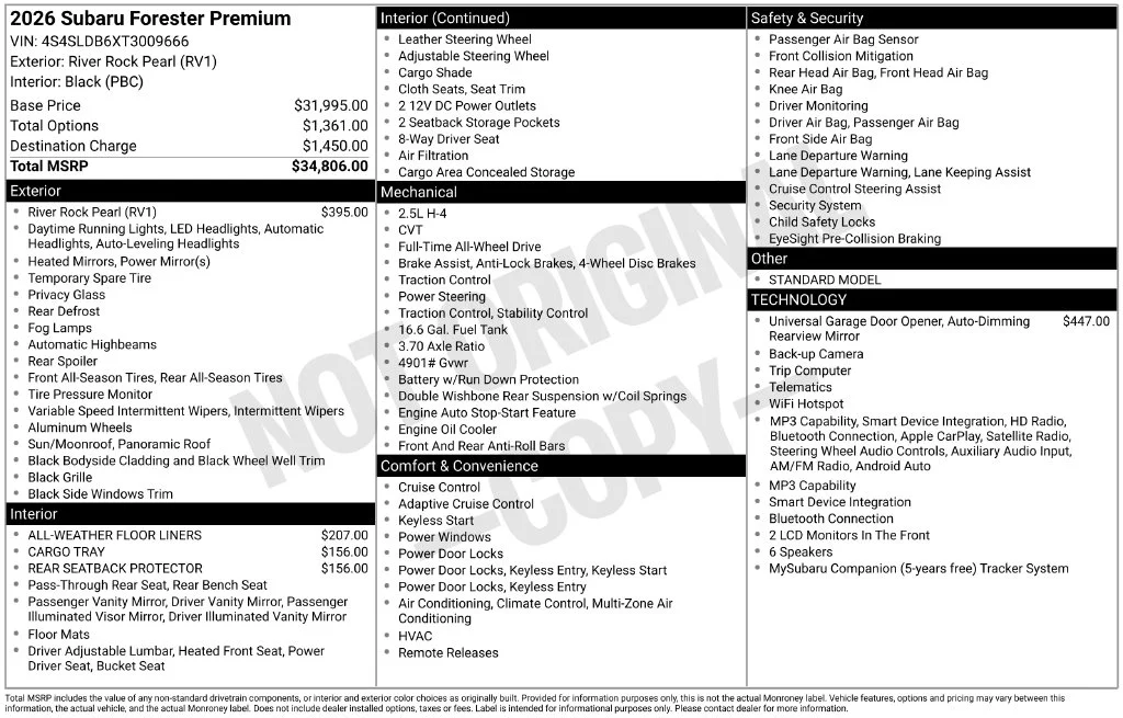 Certified Used 2026 Beige Subaru Premium image 45