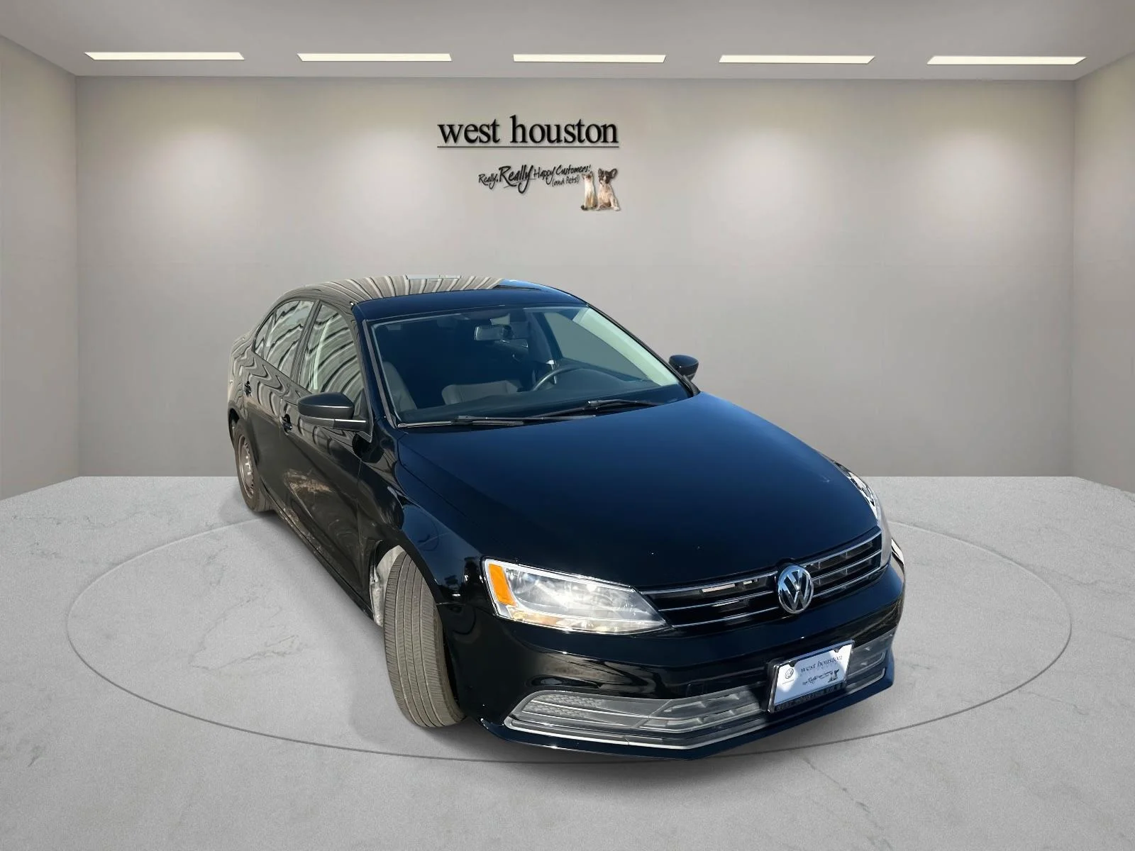 Used 2015 Black Volkswagen 4dr Auto 2.0L S image 2