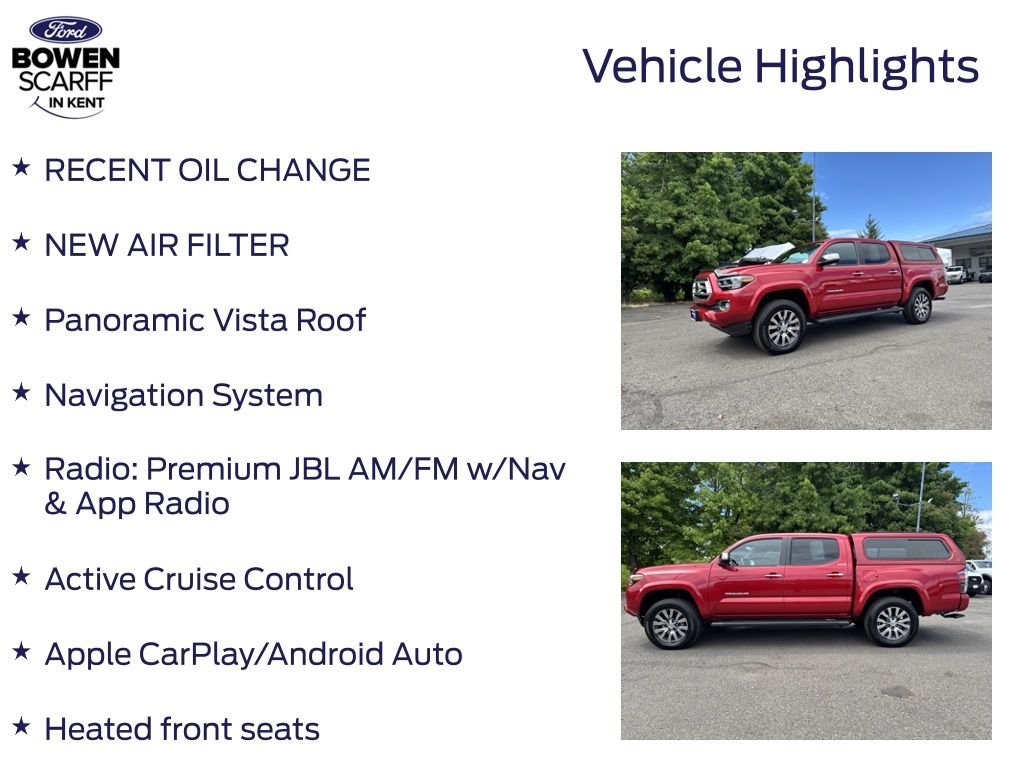 Certified Used 2021 Barcelona Red Metallic Toyota Limited image 5