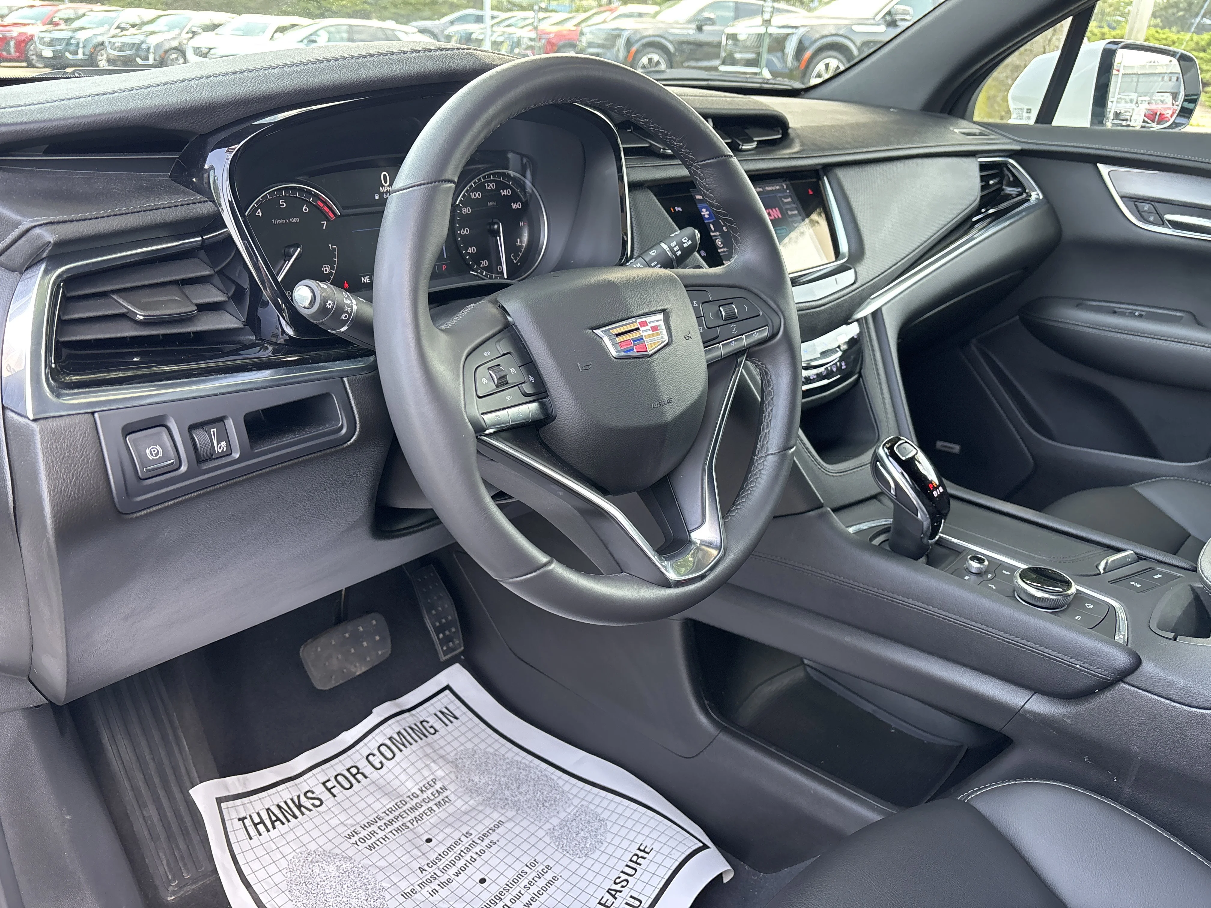 Used 2024 Crystal White Tricoat Cadillac AWD Luxury image 24