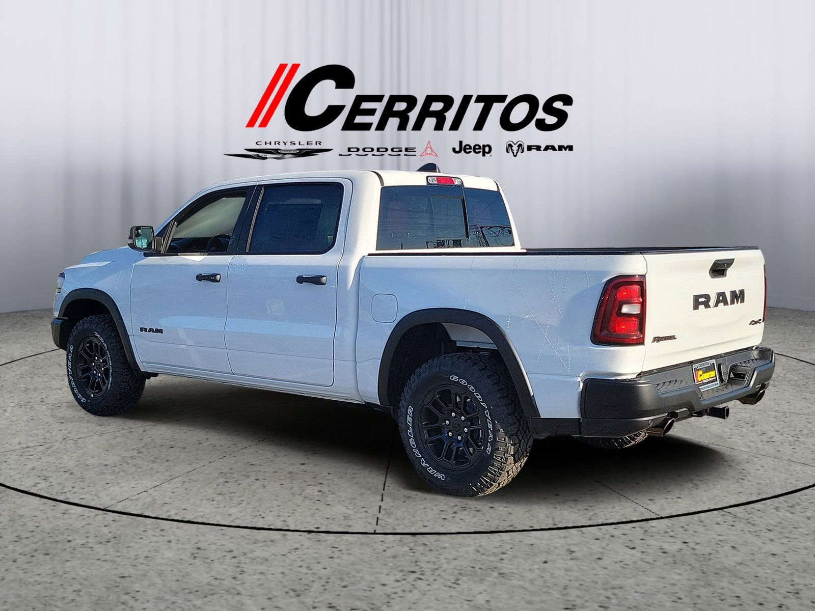 New 2026 Bright White Clear-Coat Exterior Paint RAM Rebel image 2