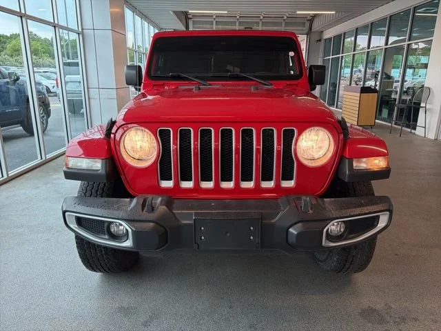 Used 2021 Firecracker Red Jeep Unlimited Sahara image 13