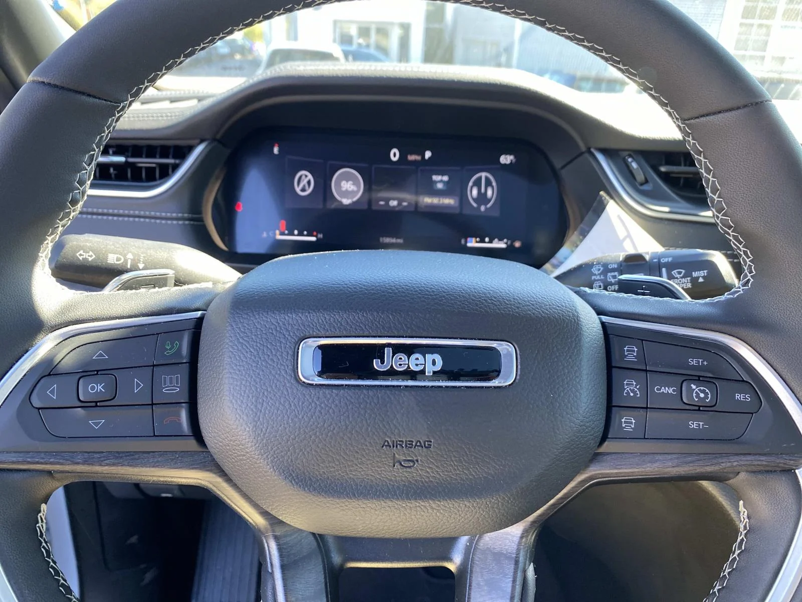 Used 2025 Bright White Clearcoat Jeep Limited 4x4 image 12