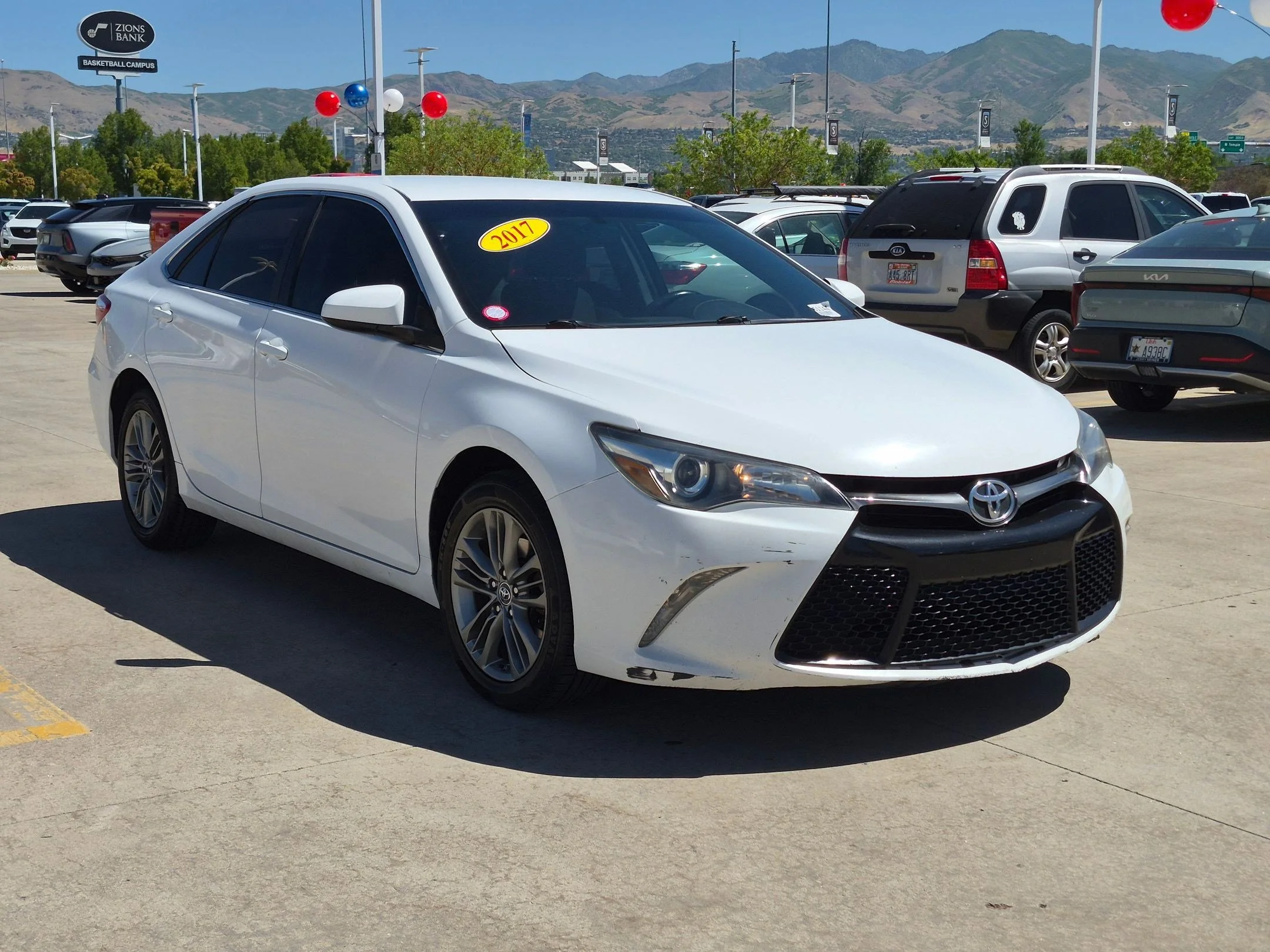 Used 2017 Super White Toyota SE image 7