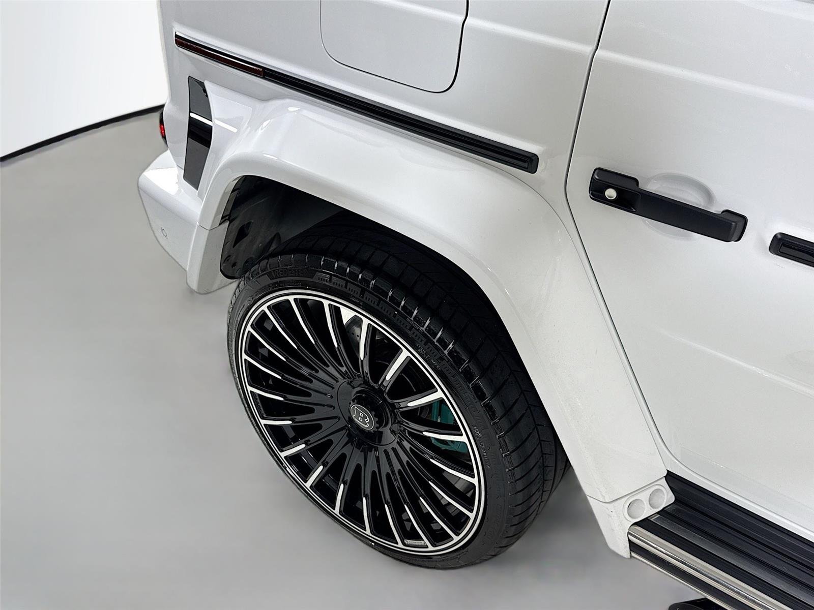 Used 2024 Polar White Mercedes-Benz AMG® G 63  Brabus Custom Widebody / Custom Tiffany Interior image 43