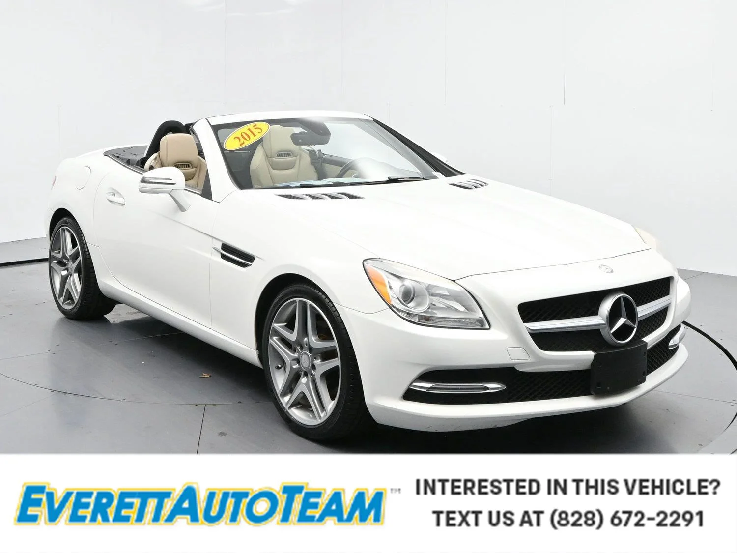 Used 2015 White Mercedes-Benz SLK 250 image 1
