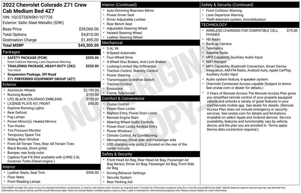Used 2022 Gray Chevrolet Z71 image 25