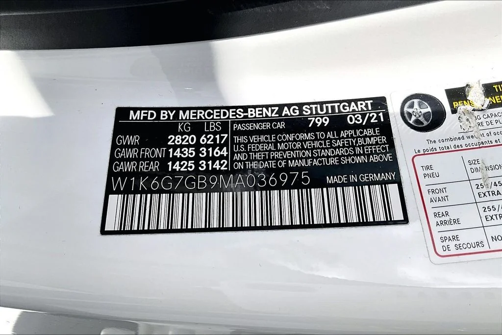 Certified Used 2021 White Mercedes-Benz S 580 image 34