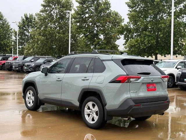 Certified Used 2021 LUNAR ROCK Toyota Hybrid XLE image 4