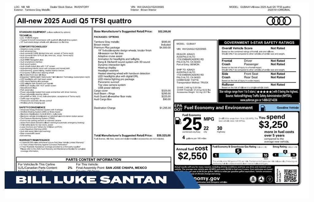 2025 Audi Q5 40 Premium Plus's photo