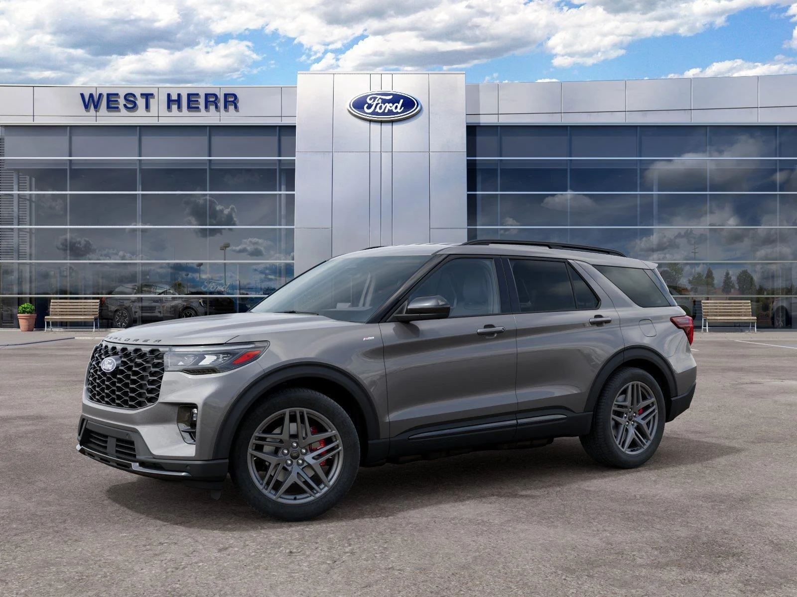 New 2027 Carbonized Gray Metallic Ford ST-Line image 2