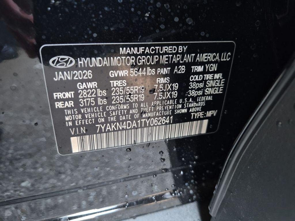 New 2026 Black Hyundai SEL image 35