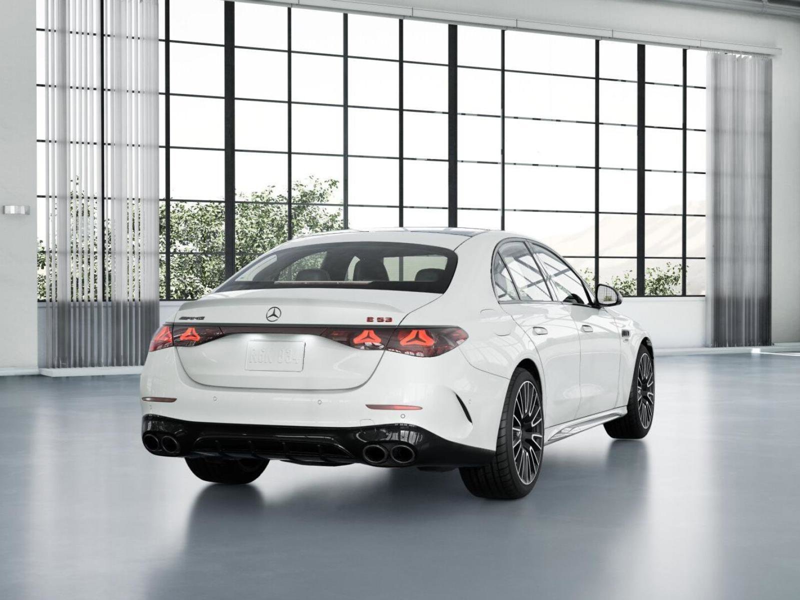 New 2026 MANUFAKTUR Moonlight White Metallic Mercedes-Benz AMG® E 53 E 4MATIC+ Sedan image 36