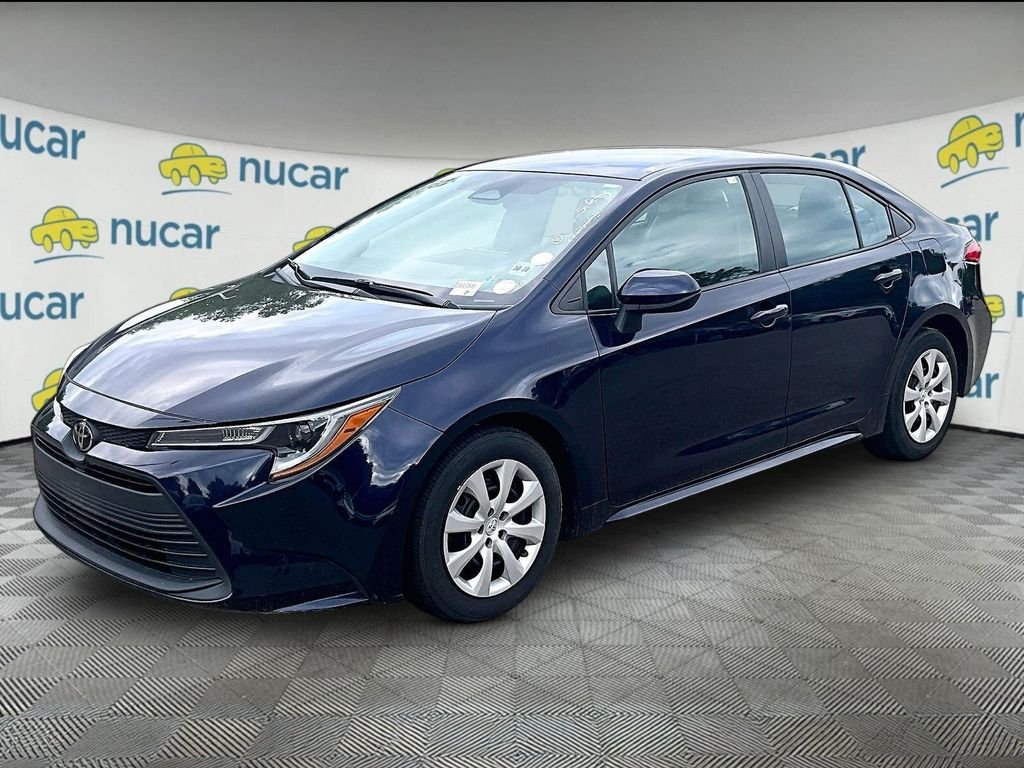 Used 2023 Blue Toyota LE image 3