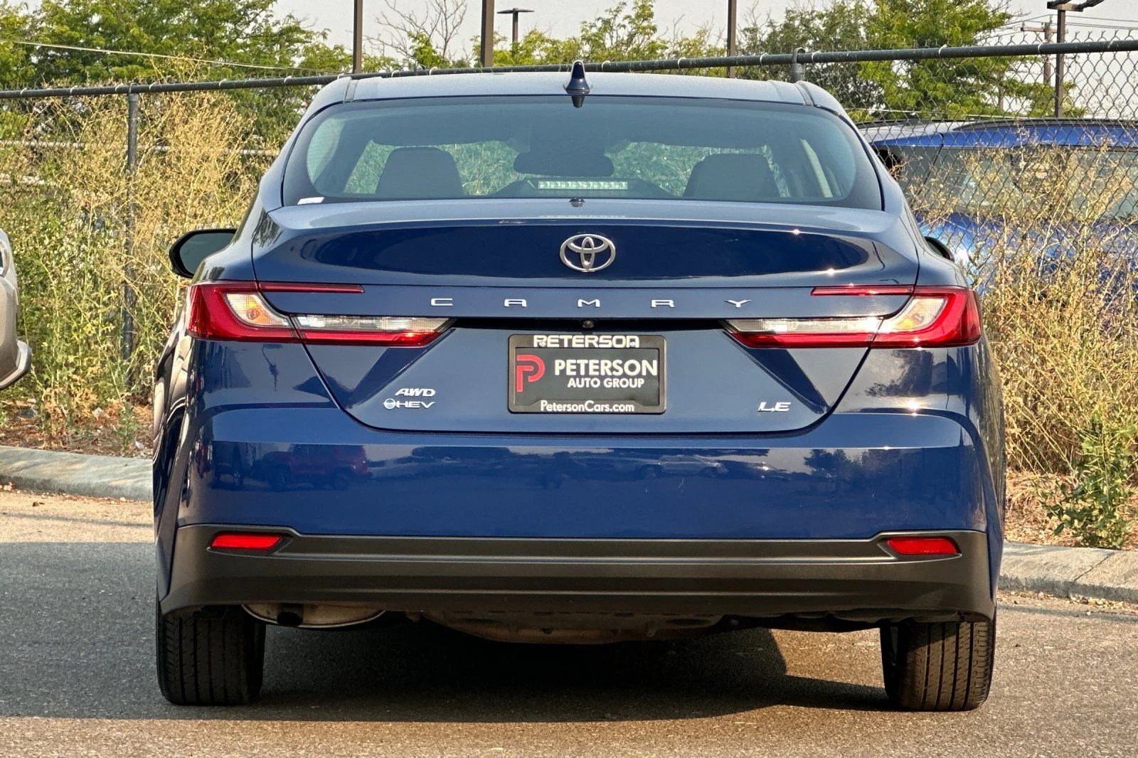 Used 2025 Blue Toyota LE image 4