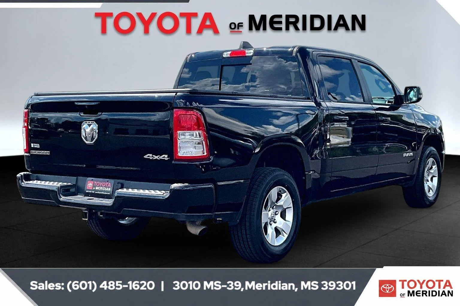 Used 2024 Diamond Black Crystal Pearlcoat Ram Big Horn image 11