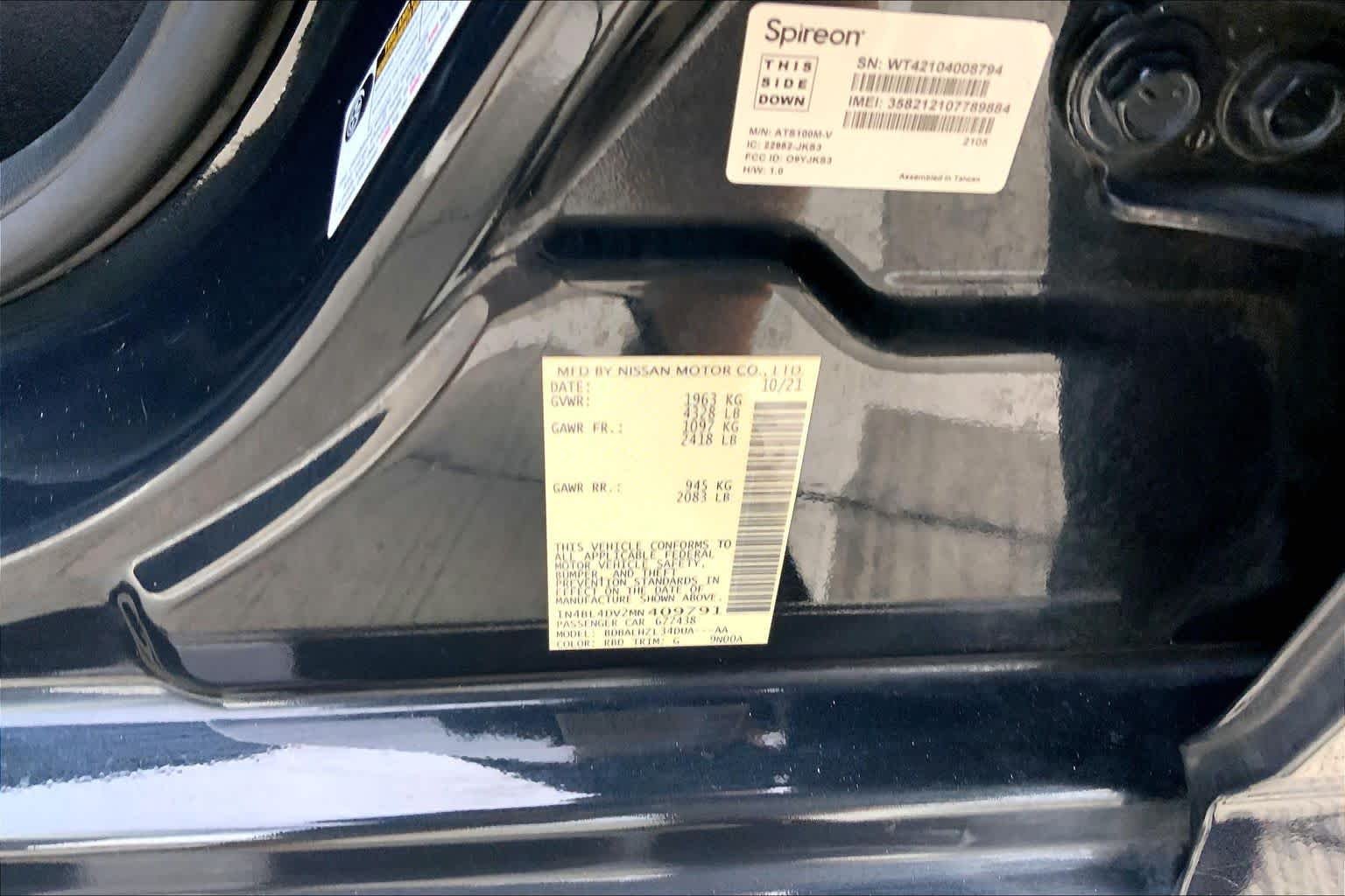 Used 2021 Storm Blue Metallic Nissan 2.5 SV image 31