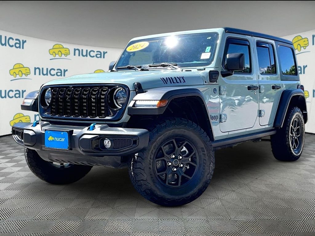Used 2024 Gray Jeep Willys 4xe image 3