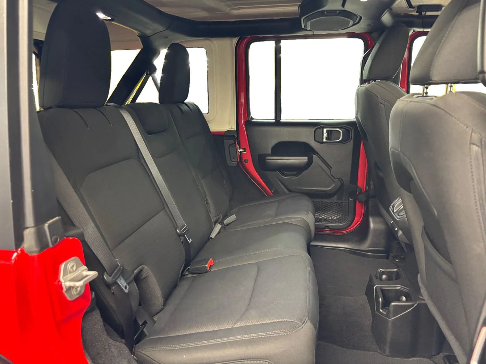 Used 2021 Firecracker Red C/C Jeep Unlimited Sport image 18