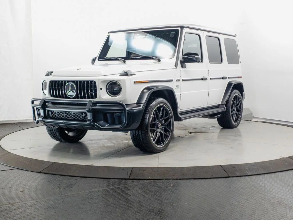 Certified Used 2025 MANUFAKTUR Moonlight White Magno Mercedes-Benz G 63 AMG® image 3