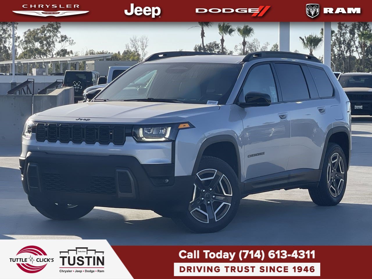 New 2026 Silver Zynith Clearcoat Jeep Limited image 1