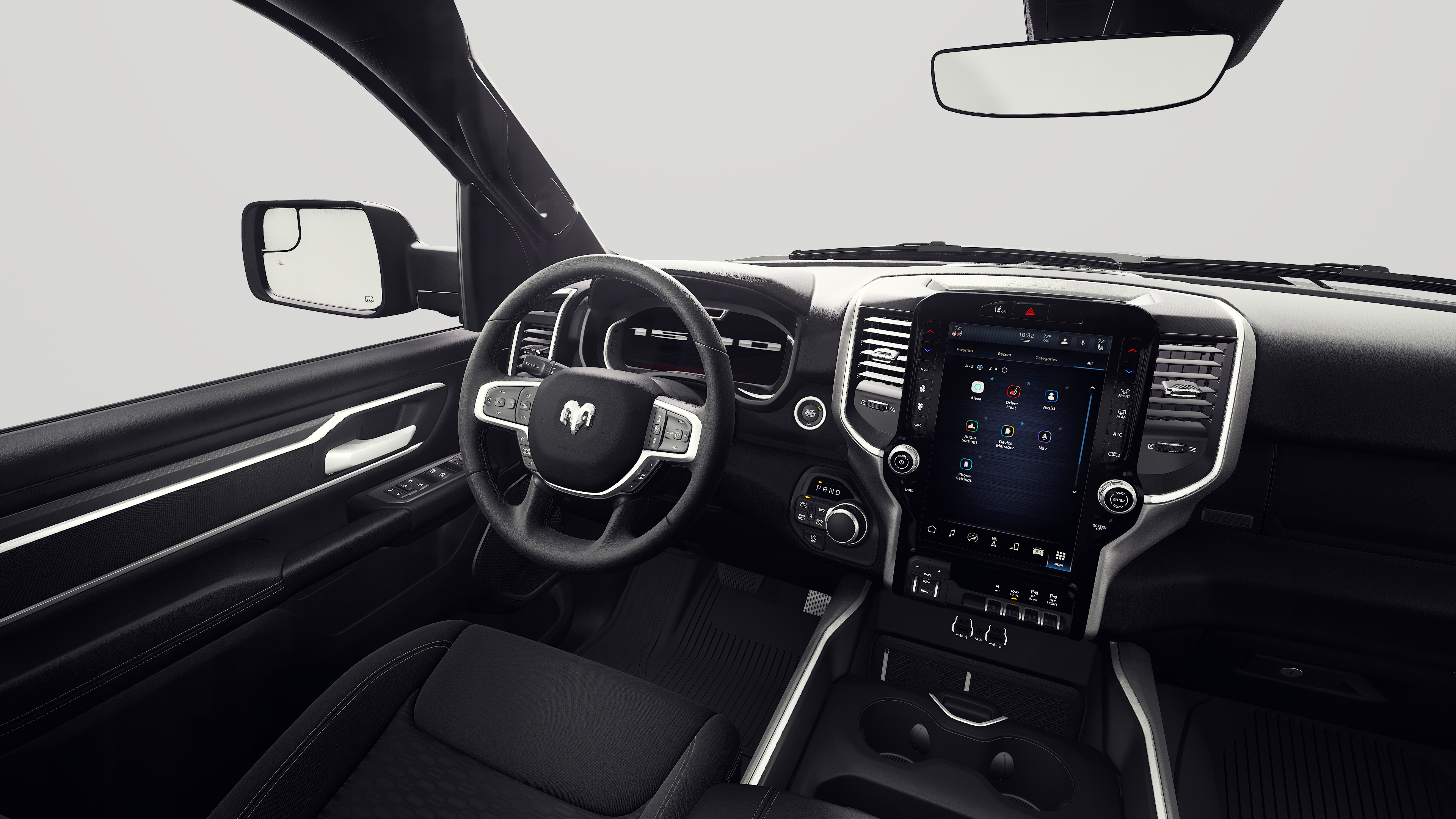 New 2027 Diamond Black Crystal Pearl-Coat Exterior Paint RAM BIG HORN image 8