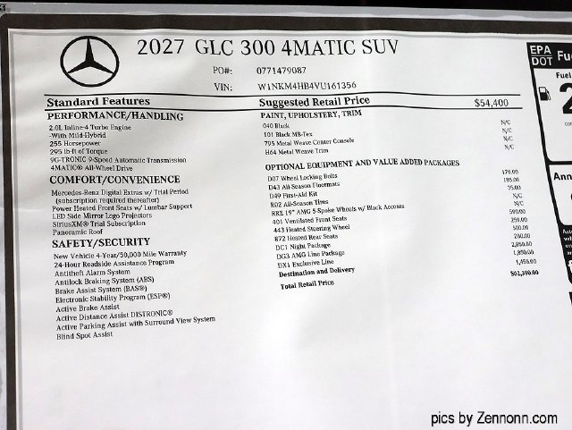 New 2027 Black Mercedes-Benz GLC 300 image 27