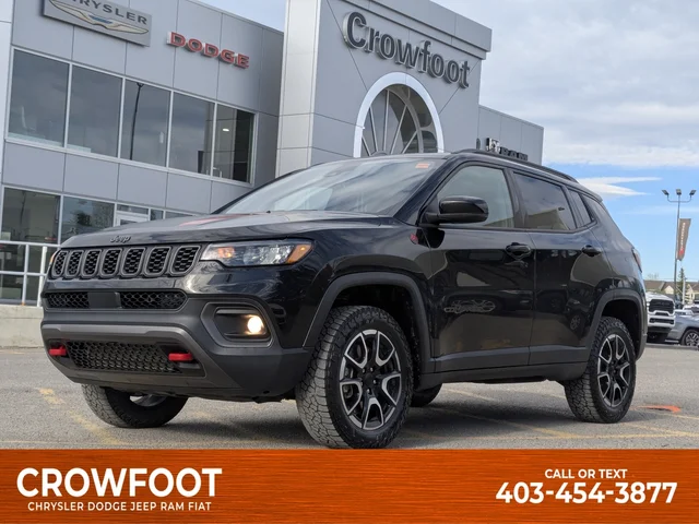 2024 Jeep Compass Trailhawk - - 4x4 - Sun & Sound Group - Dual Pane Sunroof - Leather - NAV & More!