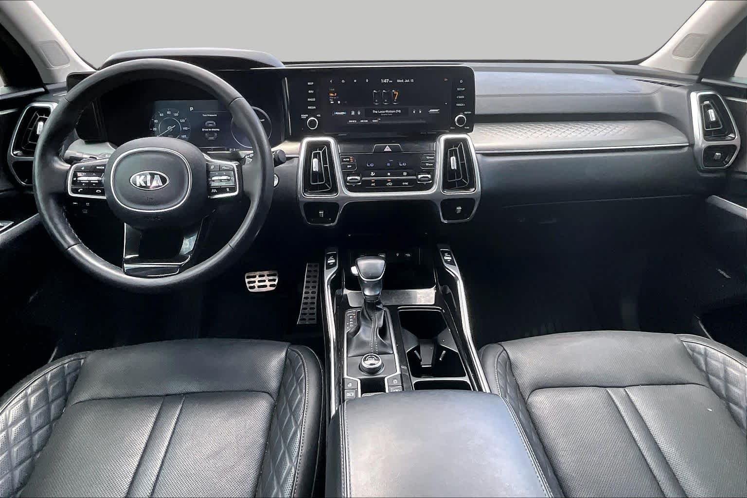Used 2021 Sapphire Blue Kia SX Prestige image 16