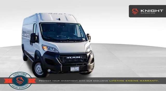 New 2026 Bright White Clear-Coat Exterior Paint RAM High Roof image 1